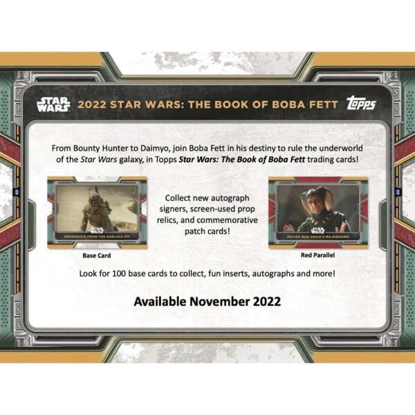 2022 TOPPS STAR WARS Book Of Boba Fett Blaster Box - Image 6