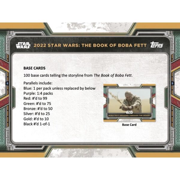 2022 TOPPS STAR WARS Book Of Boba Fett Blaster Box - Image 2