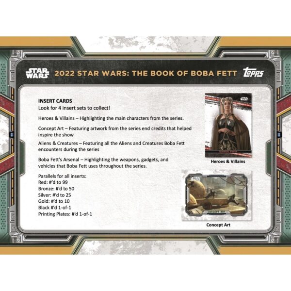 2022 TOPPS STAR WARS Book Of Boba Fett Blaster Box - Image 3