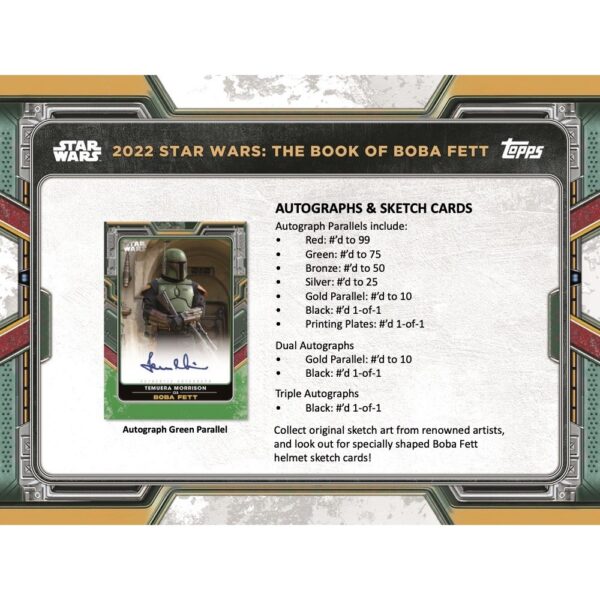 2022 TOPPS STAR WARS Book Of Boba Fett Blaster Box - Image 4