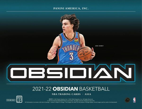 2021/22 Panini Obsidian Basketball Asia Box - Image 3