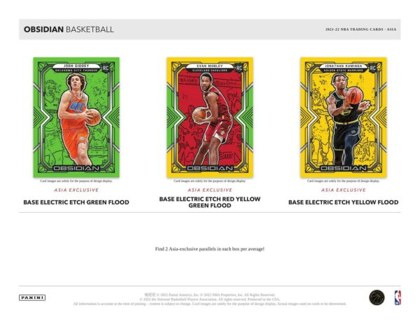 2021/22 Panini Obsidian Basketball Asia Box - Image 6