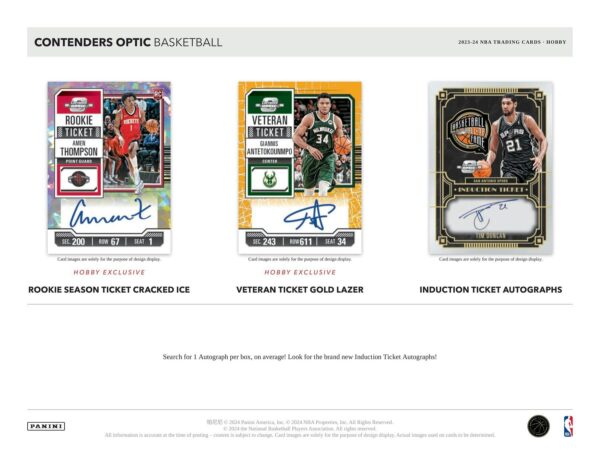 2023/24 Panini Contenders Optic Basketball Hobby Box - Image 4