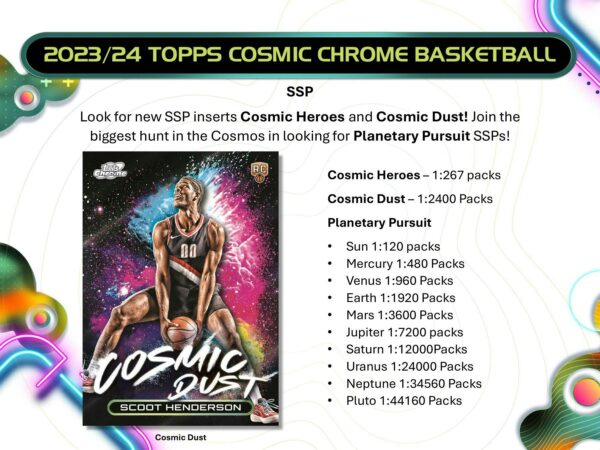 2023/24 Topps Cosmic Chrome Basketball Hobby Box - Image 6
