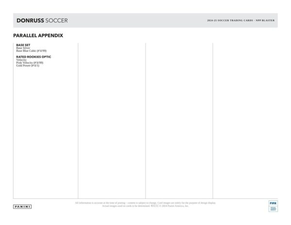 2024/25 Panini Donruss Soccer 6-Pack Blaster Box (Blue Cubic Parallels!) - Image 8