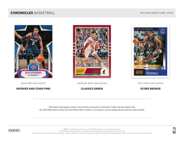 2019/20 Panini Chronicles Basketball Hanger Box - Image 6