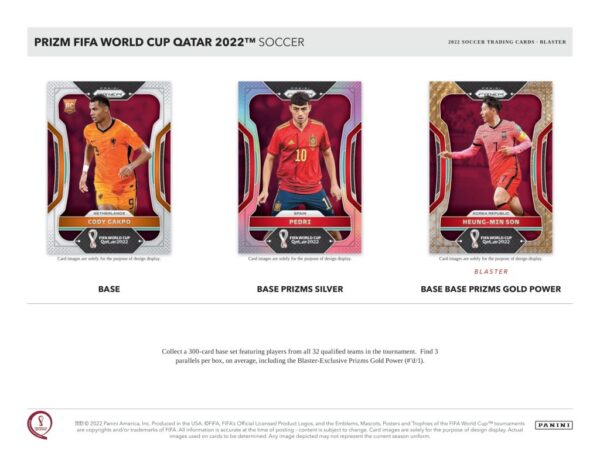 2022 Panini Prizm World Cup Soccer Blaster Box - Image 2