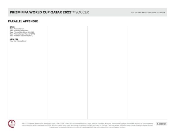 2022 Panini Prizm World Cup Soccer Blaster Box - Image 6