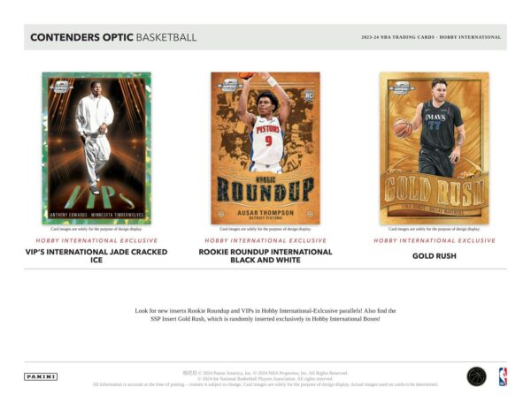 2023/24 Panini Contenders Optic Basketball International Hobby Box - Image 4