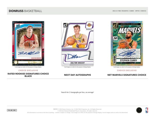 2024/25 Panini Donruss Basketball Choice Box - Image 4