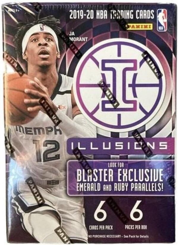 2019-20 Panini Illusions Basketball 6-pack Blaster Box