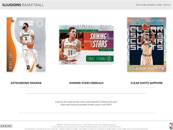 2019-20 Panini Illusions Basketball 6-pack Blaster Box - Image 4