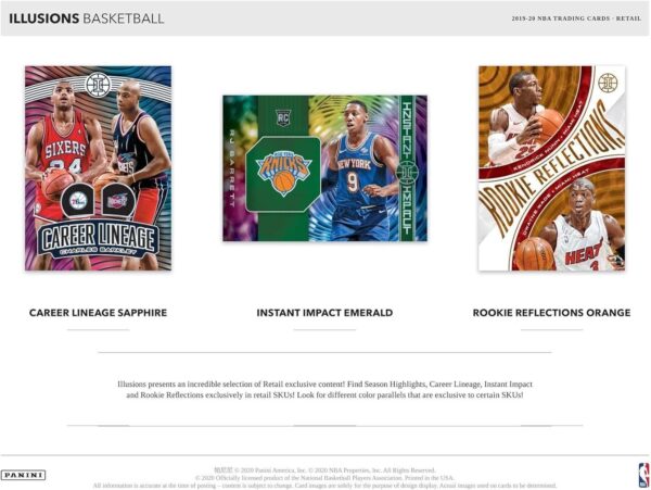 2019-20 Panini Illusions Basketball 6-pack Blaster Box - Image 3
