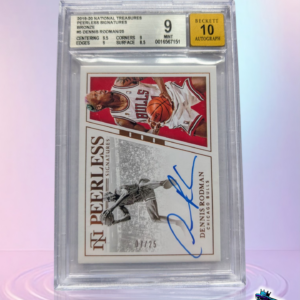 2019-20 National Treasure Peerless Signatures Bronze Dennis Rodman /25