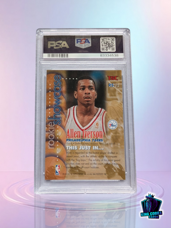 1996 Stadium Club Allen Iverson Rookie Showcase - Image 2