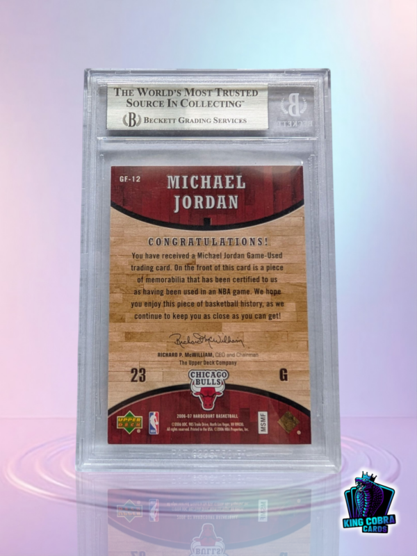 2006-07 UD Hardcourt Game Floor Michael Jordan #12 - Image 2