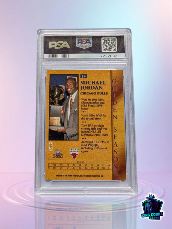 1996 Topps NBA Stars Michael Jordan - Image 2