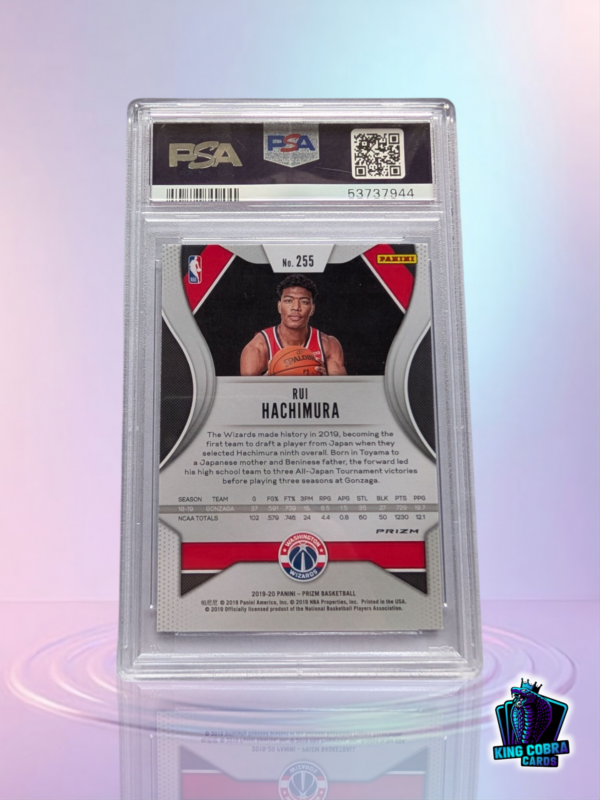 2019 Panini Prizm Rui Hachimura Silver Prizm - Image 2