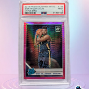 2019 Panini Donruss Optic Zion Williamson Hyper Pink