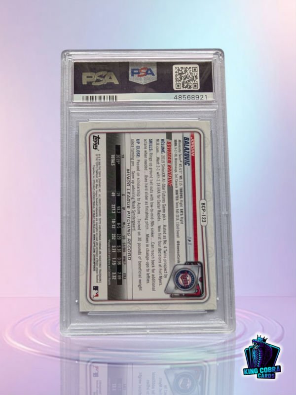2020 Bowman Chrome Jordan Balazovic Prospects - Green Ref. /99 - Image 2