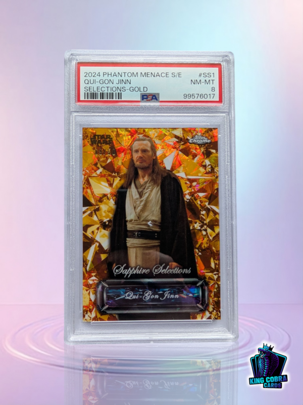 2024 Phantom Menace S/E Qui-Gon Jinn Selections Gold /50