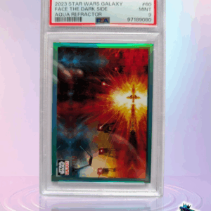 2023 Star Wars Galaxy Face The Dark Side Aqua Refractor