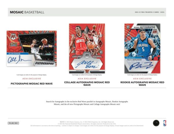 2022/23 Panini Mosaic Basketball Asia Box - Image 6