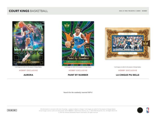 2024/25 Panini Court Kings Basketball Hobby Box - Image 7