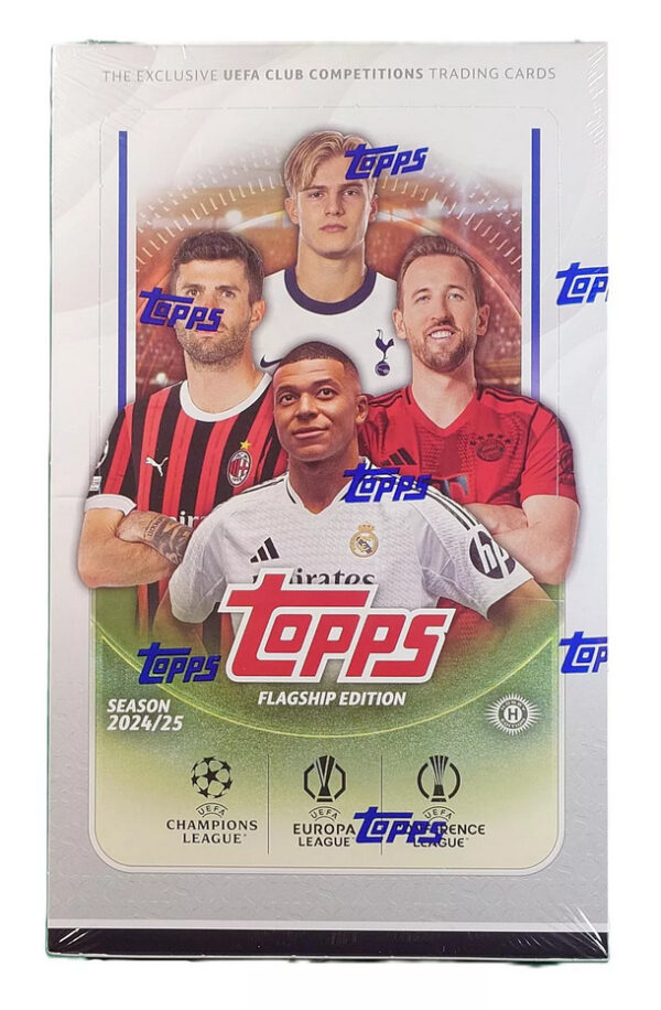 2024-25 Topps UEFA Club Competitions Flagship Soccer Hobby Box