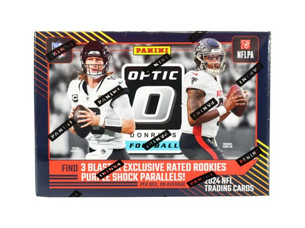 2024 Panini Donruss Optic Football 6-Pack Blaster Box (Purple Shock)
