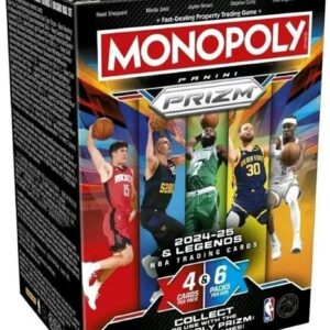 2024/25 Panini Prizm Monopoly Basketball 6-Pack Blaster Box (Millionaire Black Inserts!)