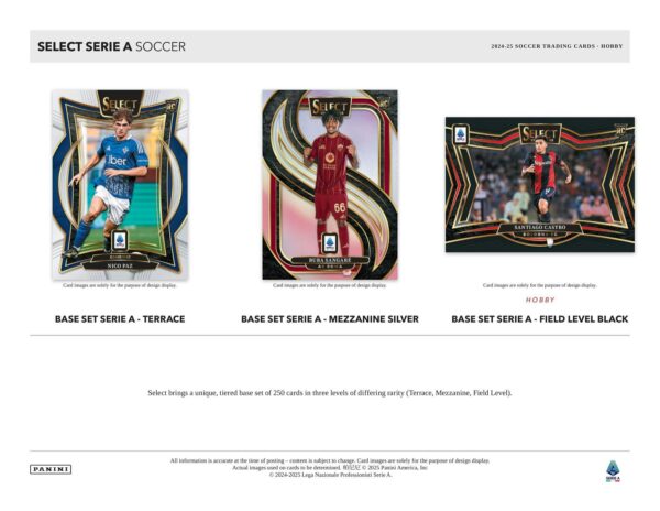 2024/25 Panini Select Serie A Soccer Hobby Box - Image 4