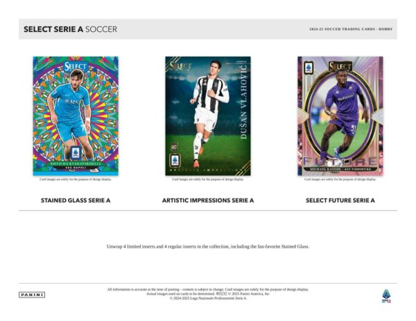 2024/25 Panini Select Serie A Soccer Hobby Box - Image 5