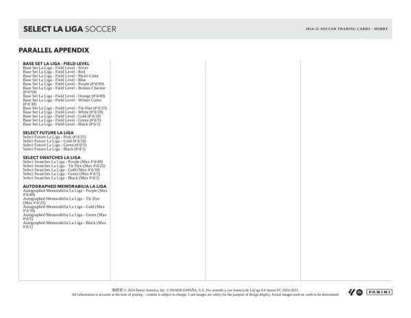 2024/25 Panini Select La Liga Soccer Hobby Box - Image 9