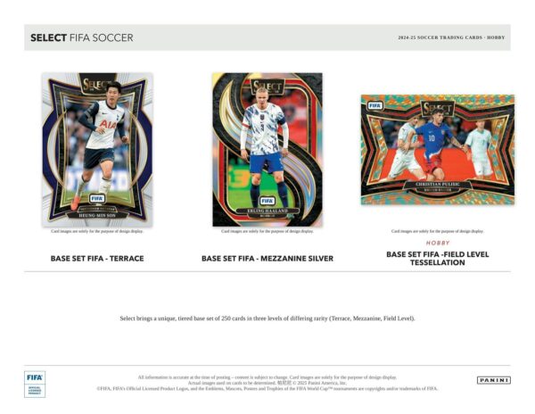 2024/25 Panini Select FIFA Soccer Hobby Box - Image 4