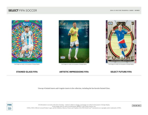 2024/25 Panini Select FIFA Soccer Hobby Box - Image 5