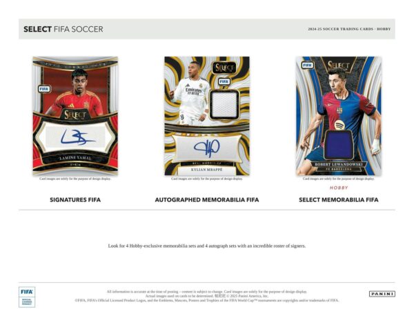 2024/25 Panini Select FIFA Soccer Hobby Box - Image 6