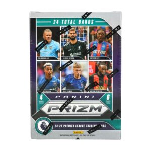 2024/25 Panini Prizm Premier League EPL Soccer 6-Pack Blaster Box (Pink Mosaic Prizms!)