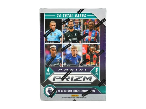 2024/25 Panini Prizm Premier League EPL Soccer 6-Pack Blaster Box (Pink Mosaic Prizms!)