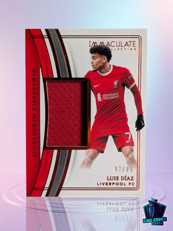 2023-24 Panini Immaculate Remarkable Memorabilia Luis Diaz - Liverpool /99