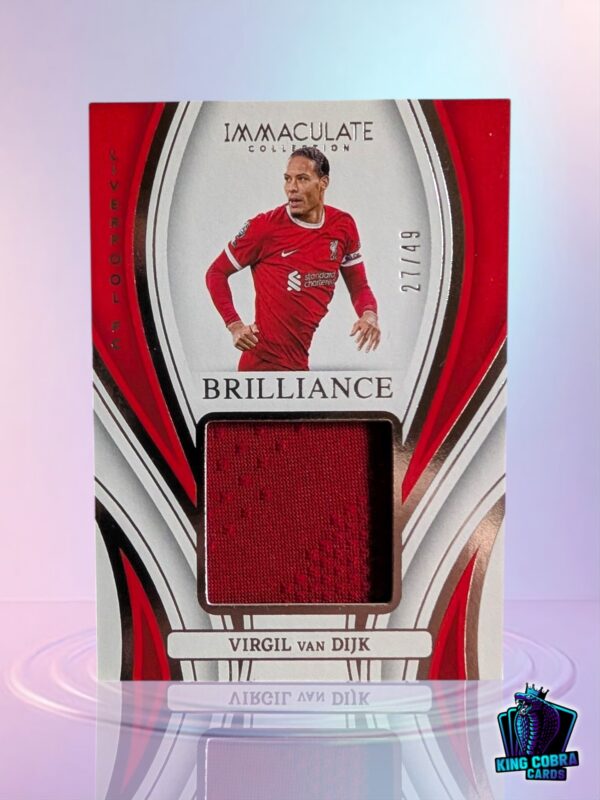 2023-24 Panini Immaculate Brilliance Virgil Van Dijk - Liverpool /49