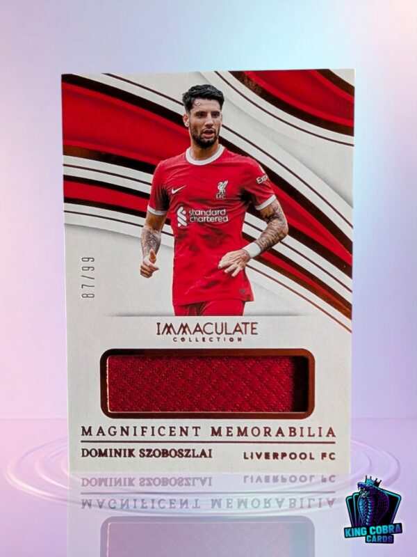 2023-24 Panini Immaculate Magnificent Memorabila Dominik Szoboszlai – Liverpool /99
