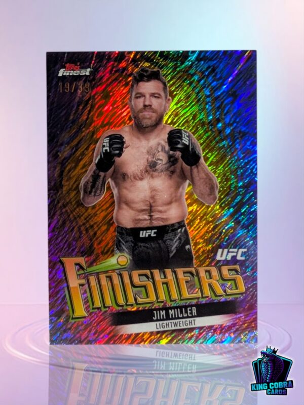 2024 Topps Finest Jim Miller Finishers /39