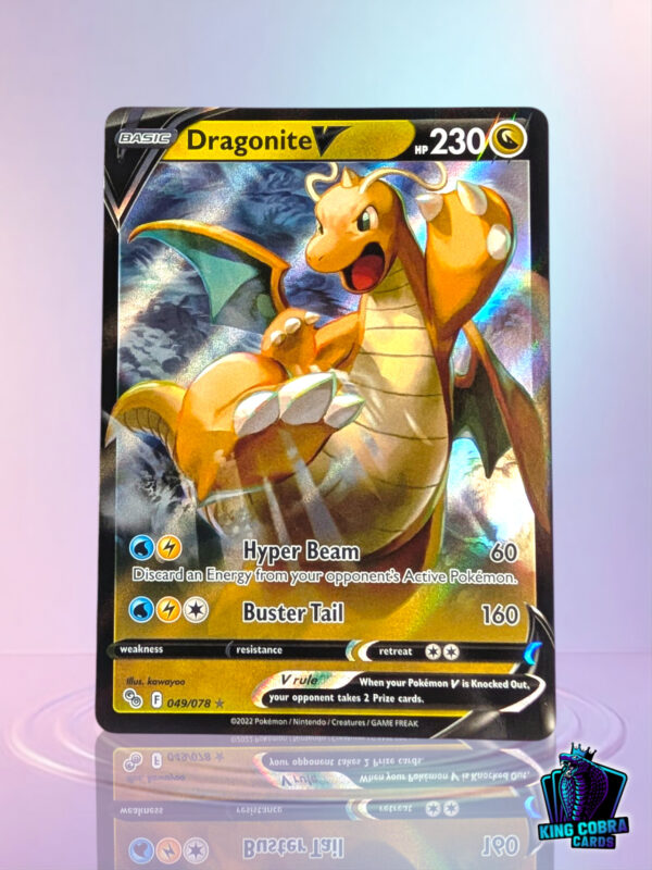 Dragonite V - 049/078 - Pokémon Go Sword Shield Ultra Rare Card