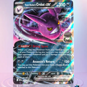 Team Rocket's Crobat Ex 122/182 Destined Rivals