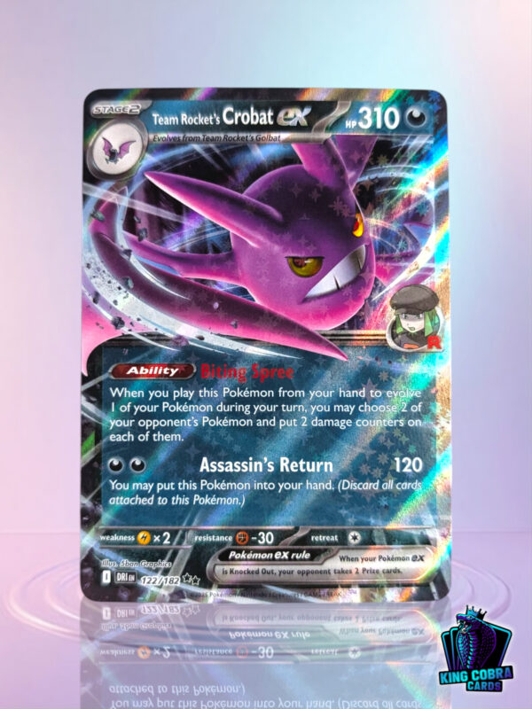 Team Rocket's Crobat Ex 122/182 Destined Rivals