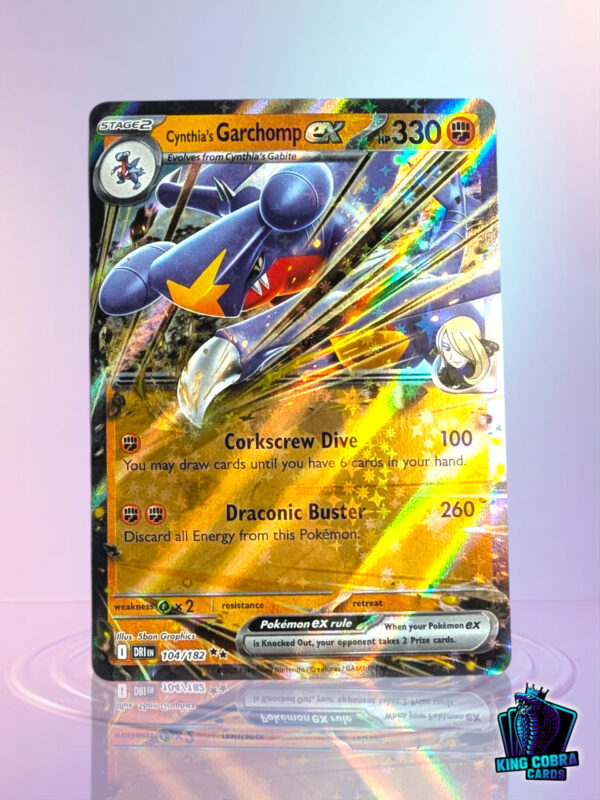 Cynthia's Garchomp Ex 104/182 Destined Rivals