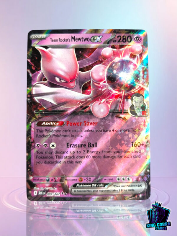 Team Rocket's Mewtwo Ex 081/182 Destined Rivals