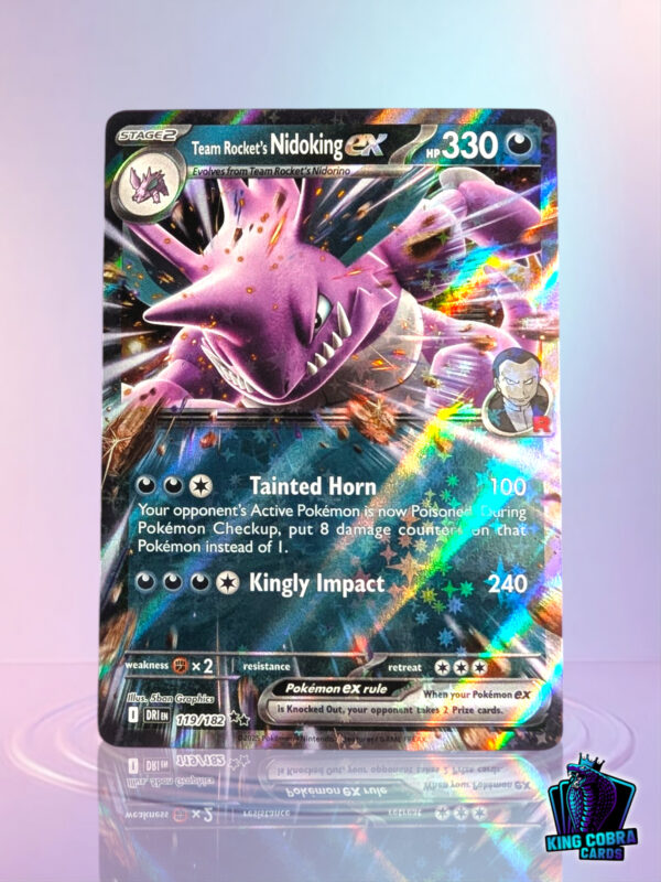 Team Rocket's Nidoking Ex 119/182 Destined Rivals