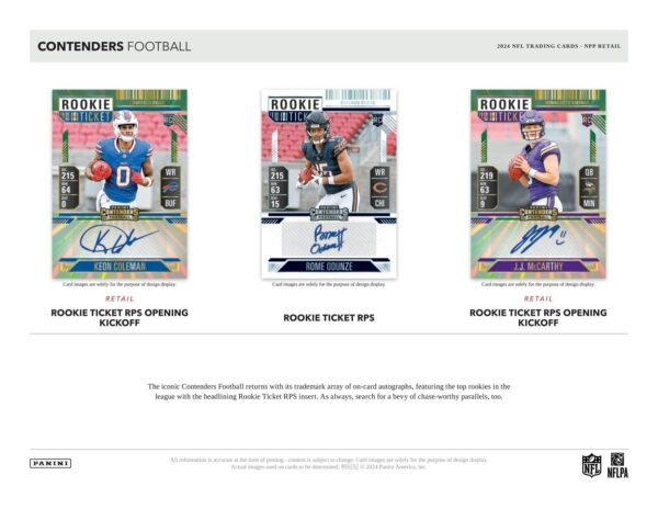 2024 Panini Contenders Football 5-Pack Blaster Box - Image 4